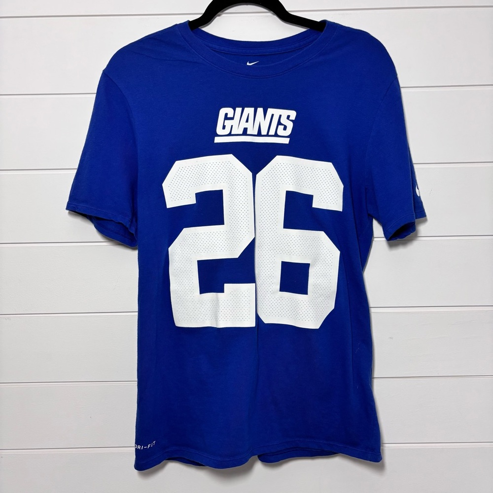NY Giants Nike Dri-Fit Size M Saquon Barkley #26‎ The Nike Tee NFL